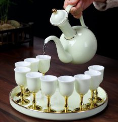 <b>羊脂玉描金酒具 陶瓷酒具91香蕉视频在线观看</b>
